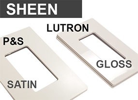 Screwless Switch Plate Sheen - Gloss vs Satin