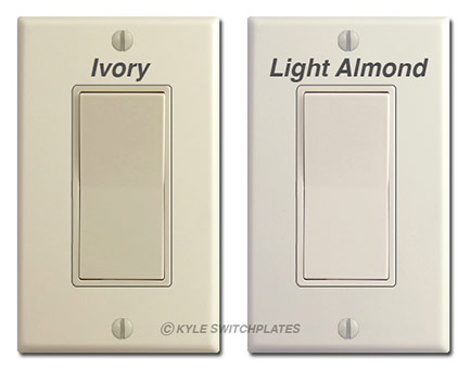 Ivory vs Almond Electrical Supplies