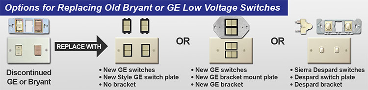 GE Low Voltage Replacement Options