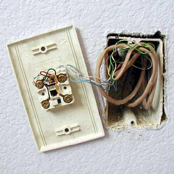 Telephone Jack Installation Instructions & Photo Guide Patch Panel Wiring Diagram Kyle Switch Plates