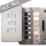 Old Low Voltage Lighting System Switches, Relays, Wall Switch Plates