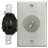 Floor mounted receptacle