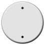 Round Blank Ceiling Outlet Wall Plate Covers for 4 Inch Electrical Box