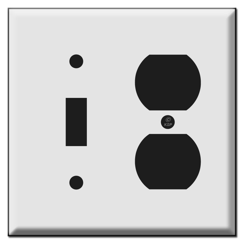 toggle duplex outlet two gang combo switch plates locking light switch cover