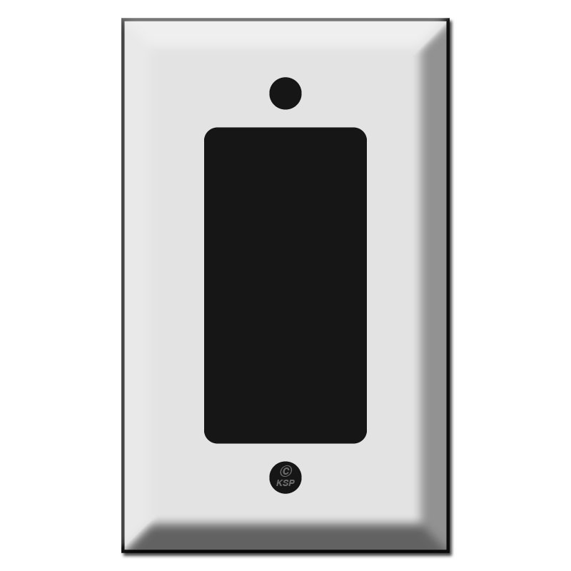 deep beveled single gfci
