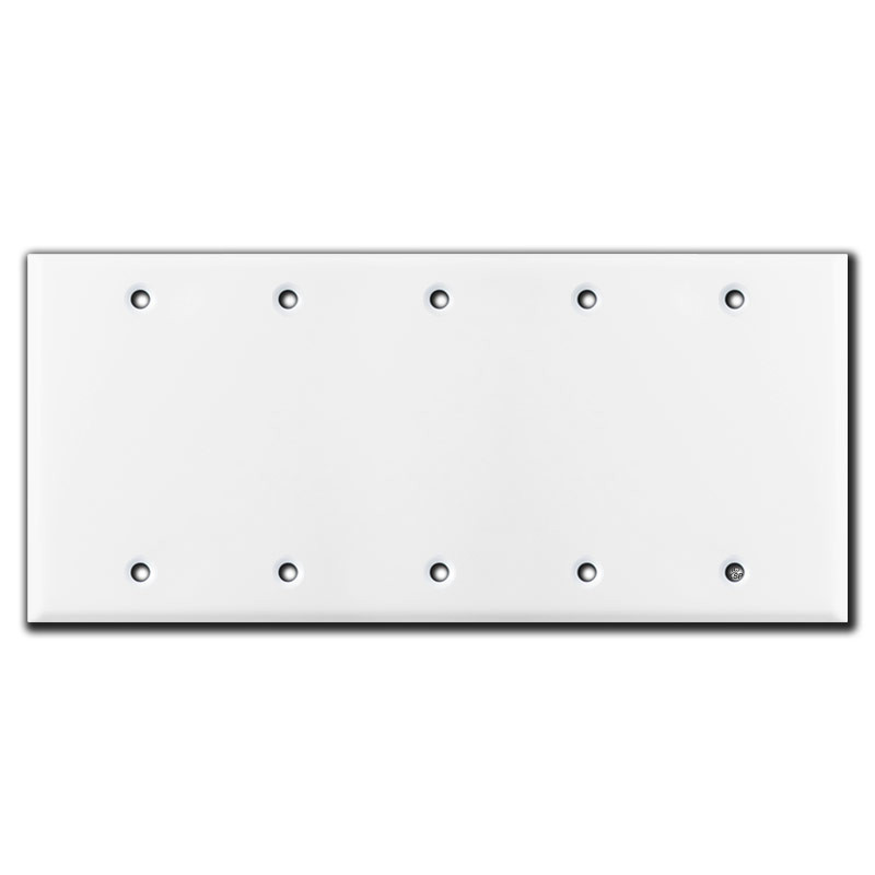 5 gang switch plate gang blank switch plate covers white kyle plates 5 gang switch plate gang blank switch plate covers white kyle plates
