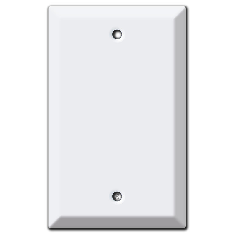 Deep 1 Blank Wall Plate Covers White Kyle Switch Plates
