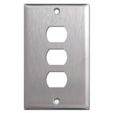 Craftsman Switch Plate Covers in Stainless Steel - Kyle Design