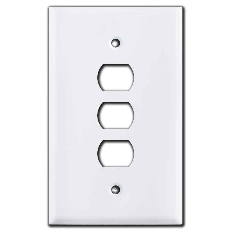 oversized 3 despard stacked light switch plate covers white stacked light switch