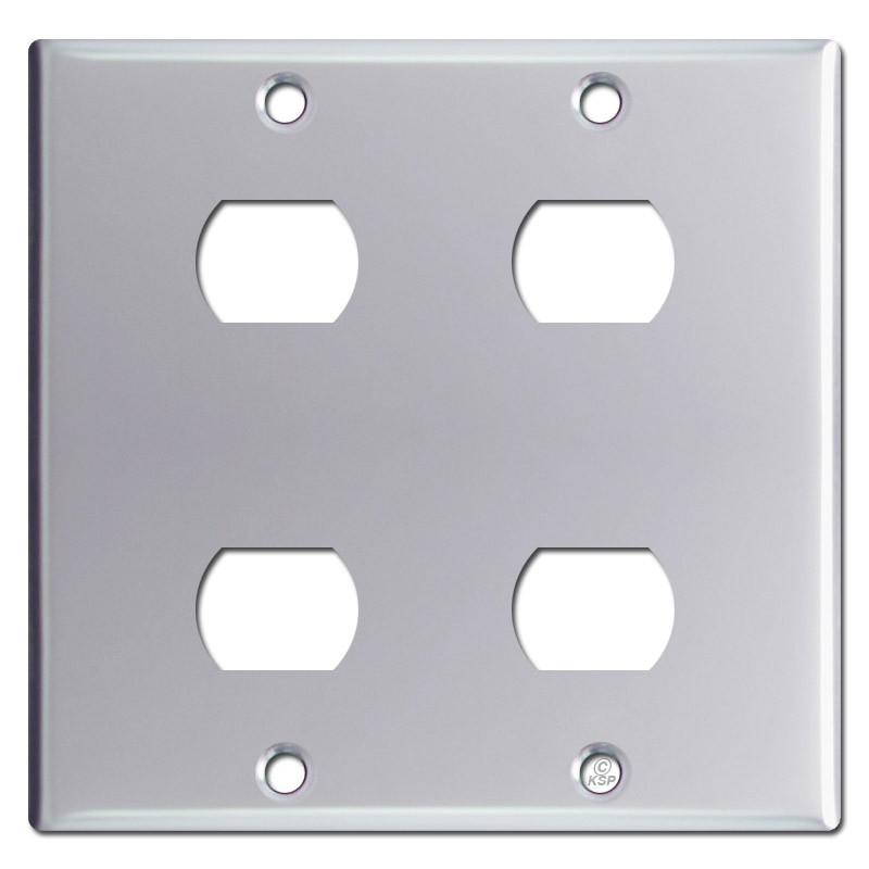 4 switch wall plate outlet 2gang stacked despard switch wall plate polished chrome 4 switch wall plate outlet 2gang stacked despard switch wall plate polished chrome