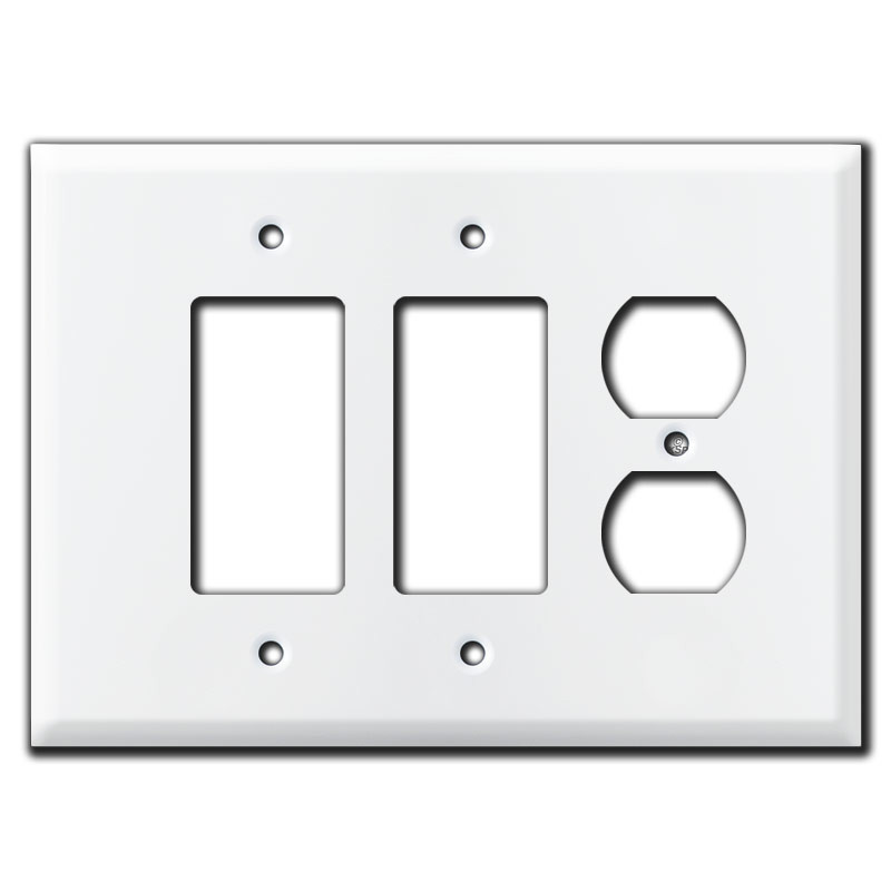 Vintage Polished Brass Decora GFCI Switch Outlet Wall Cover Plate Sierra P/&S