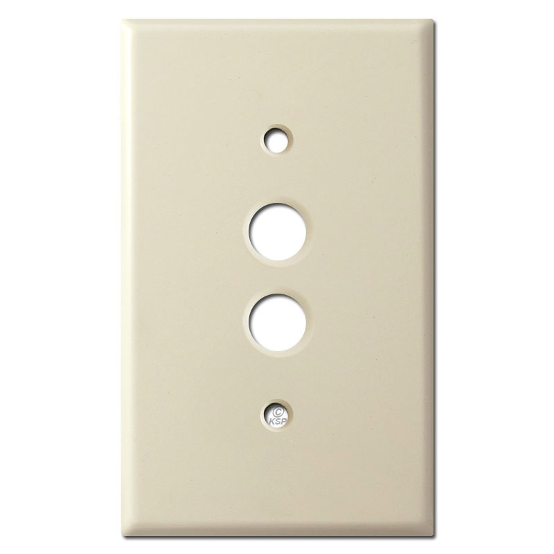 Single Push Button Light Switch Cover Ivory Kyle Switch Plates