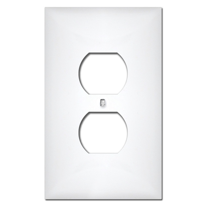midway duplex receptacle plastic