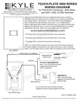 Touch-Plate 5000 Series Low Voltage Switch Wiring Guide low voltage light wiring diagram 