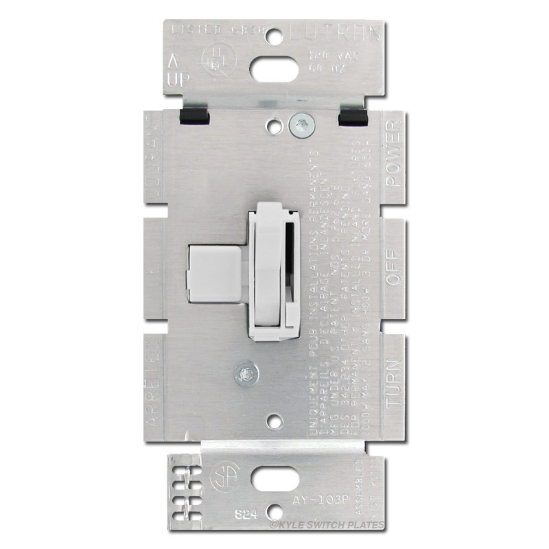 3-Way Light Dimmer Toggle Switch 1000W Lutron - White