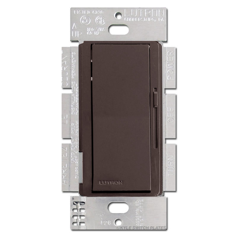 Magnetic Low Voltage Dimmer Switch Brown Lutron 600VA