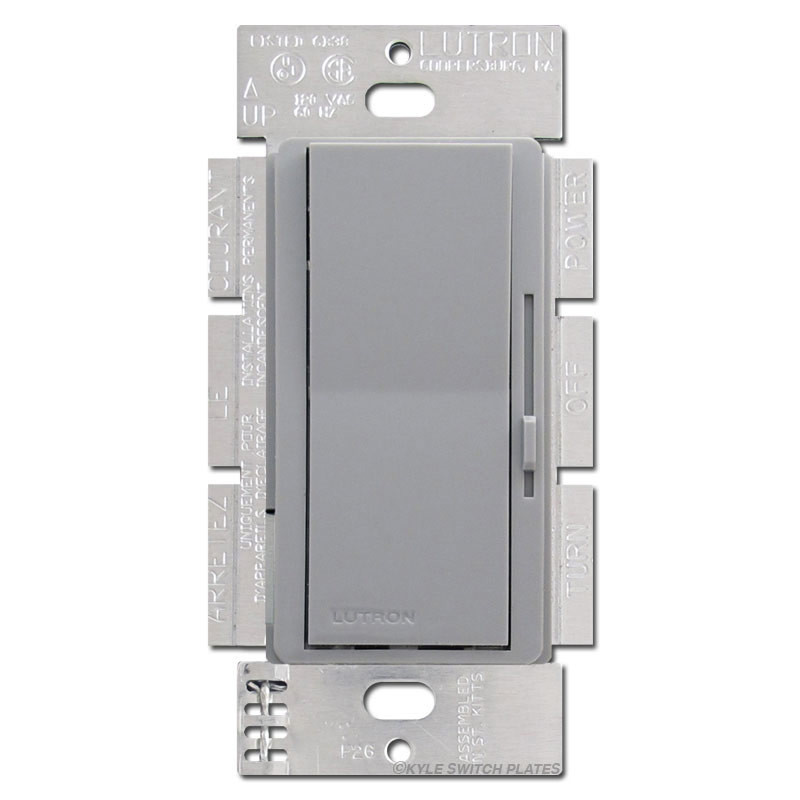 Magnetic Low Voltage Dimmer Switch 3 Way Gray Lutron 600VA