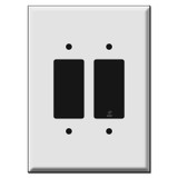 oversized outlet covers oversized switch plates jumbo extra wide light switch cover