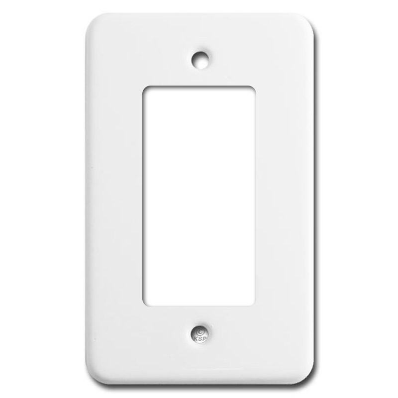 Extra Deep 1 Decor Rocker Light Switch Cover White