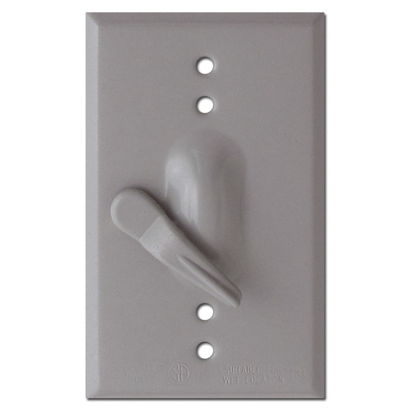 Weatherproof Toggle Electrical Switch Plates Aluminum