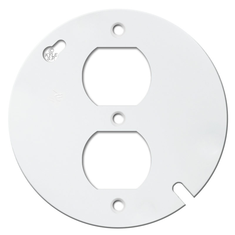 4 Round Duplex Receptacle Cover Plate White Kyle Switch Plates   4 In Round Duplex Receptacle Cover Plate White Spbcr4bxf  88859.1492106816.1280.1280 