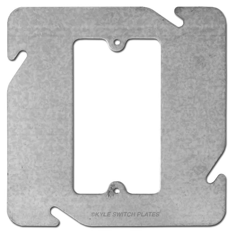 Center Device Plaster Ring for 411/16'' Square Junction Box