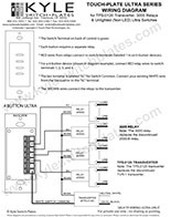 Touch-Plate Ultra Unlit Low Voltage Switch Wiring Instructions