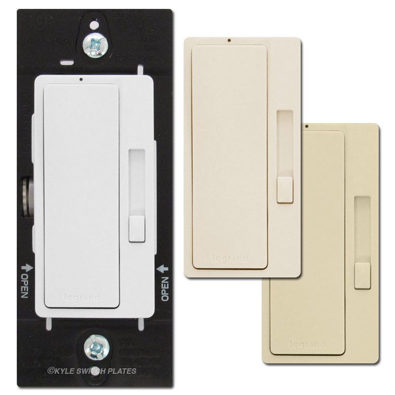 cfl led dimmer switches 120v white ivory light almond legrand