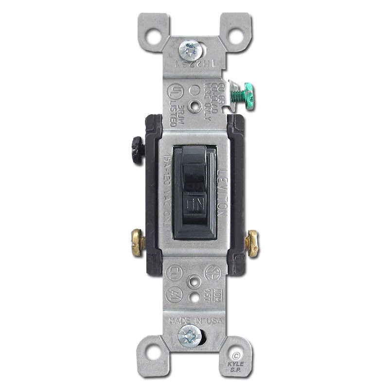 black 3 way switch