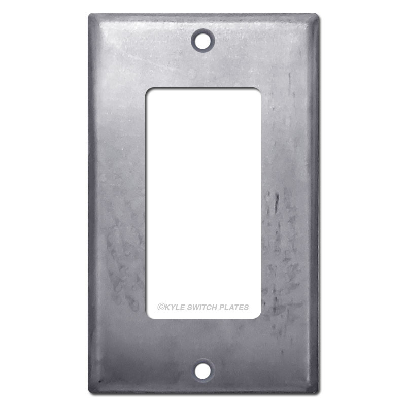 Rocker Light Switch >> 1 Rocker Light Switch Cover Raw Steel Paintable Rocker Light Switch >> 1 Rocker Light Switch Cover Raw Steel Paintable