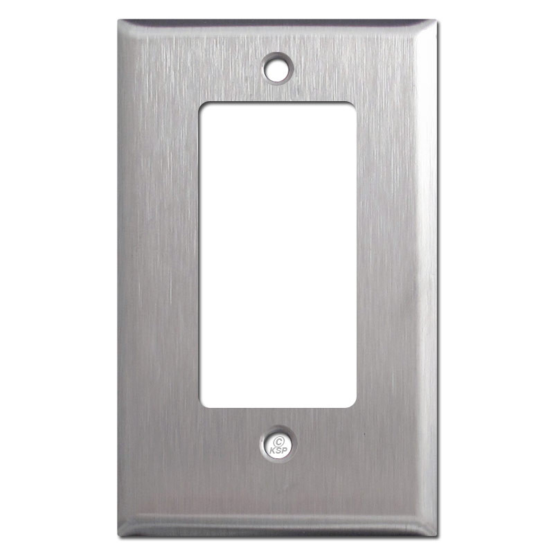 steel decora duplex receptacle cover wall plate