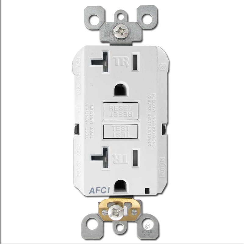 Leviton Arc Fault Outlet 20a Tamper Resistant Decora