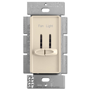 Light Dimmer Ceiling Fan Switch Lutron Skylark Light Almond