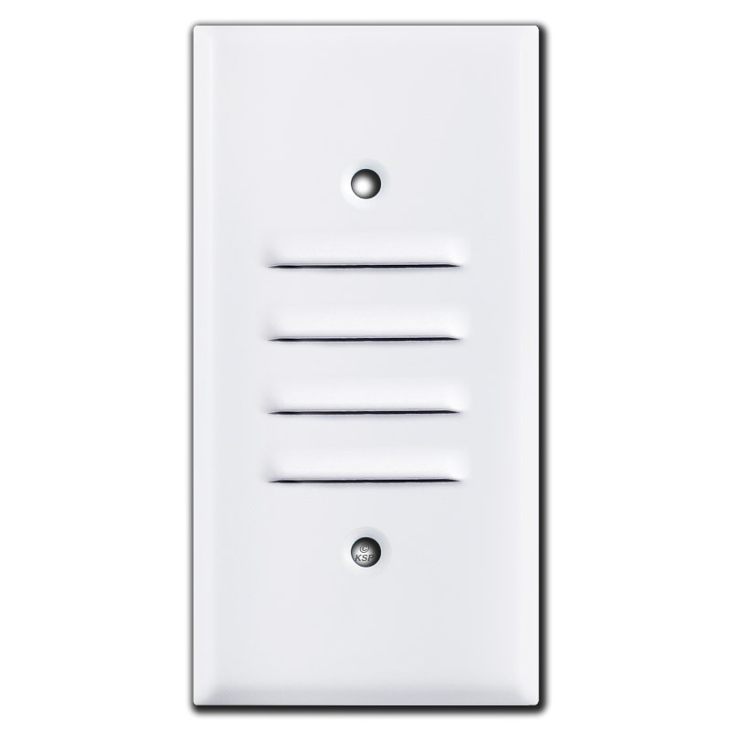 Narrow 2.25'' Vertical Louvered Wall Cover Plates Kyle Switch Plates
