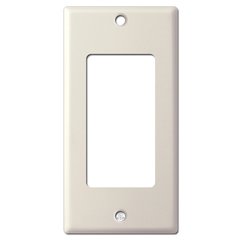 Narrow 2.25'' Decora Rocker Outlet Wall Plates Light Almond