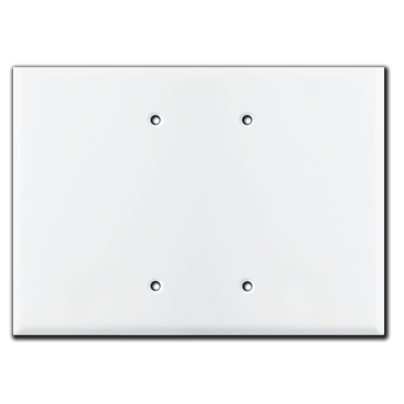 Widest 7.5'' Jumbo 2Blank Electrical Wall Plates