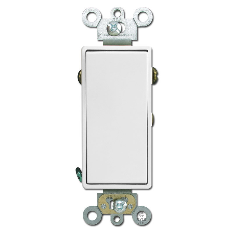 Rocker Light Switch >> White Maintained Double Throw Center Off Rocker Light Switch Rocker Light Switch >> White Maintained Double Throw Center Off Rocker Light Switch
