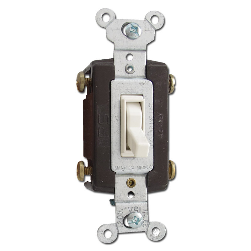 Light Almond 4 Way Toggles