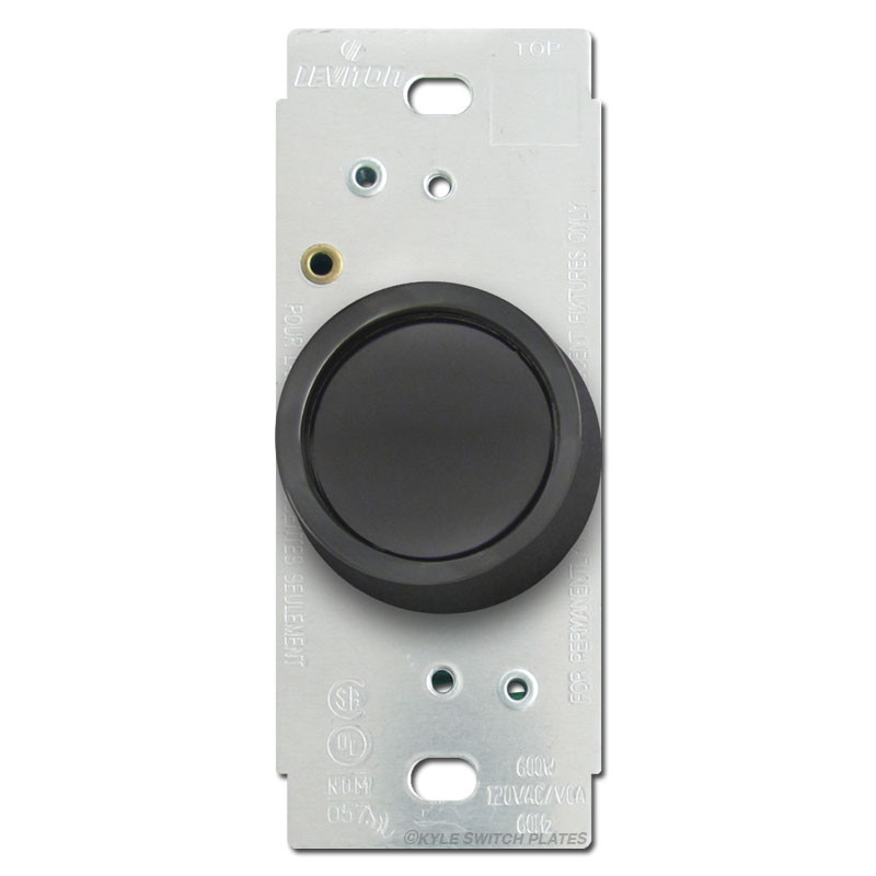 Leviton Black Rotary Dimmer Switch Kyle Switch Plates