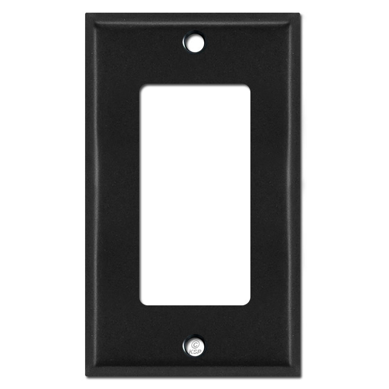 red and black light switch covers