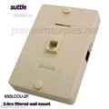NEW 2 line DSL PHONE WALL MOUNT FILTER  630LCCU- 2F