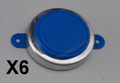 3/4" Plastic Capseal blue Package of 6