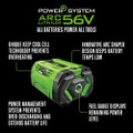 EGO Power+ BA6720T 56-Volt 12.0 Ah Lithium ion Battery with Upgraded Fuel Gauge