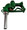Tomahawk  Green Automatic Shut Off 1290G Bulk Fuel Nozzle