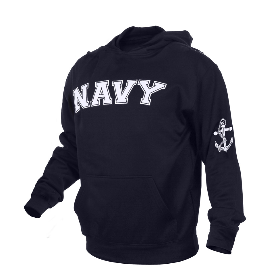 Shop Navy Embroidered Pullover Hoodies Fatigues Army Navy Gear