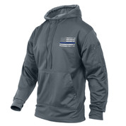 Thin Blue Line Concealed Carry Hoodie - Front View