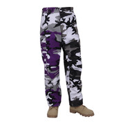 Rothco Two Tone City Purple Fatigues - Front View