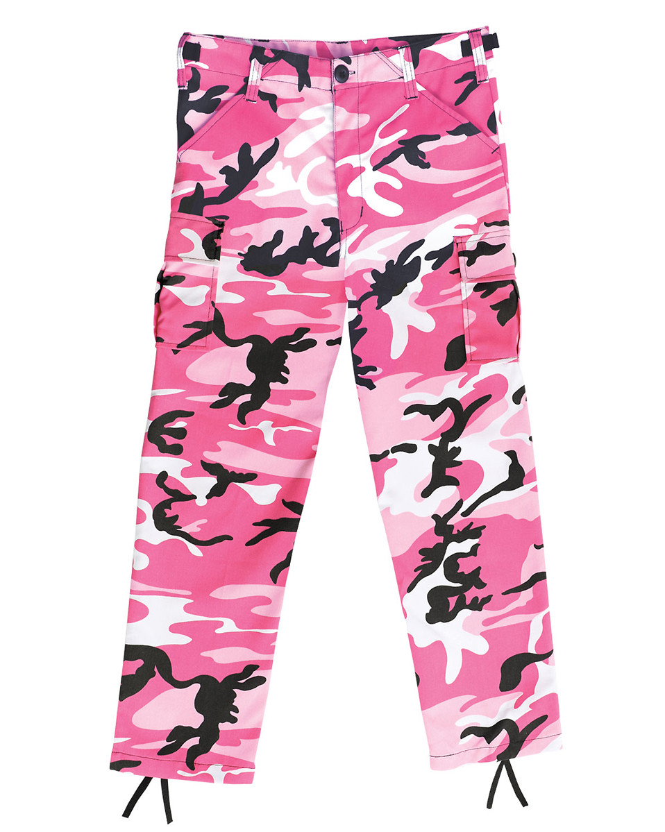 pink camouflage pants