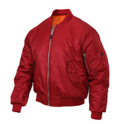 Rothco Red MA-1 Flight Jacket - View