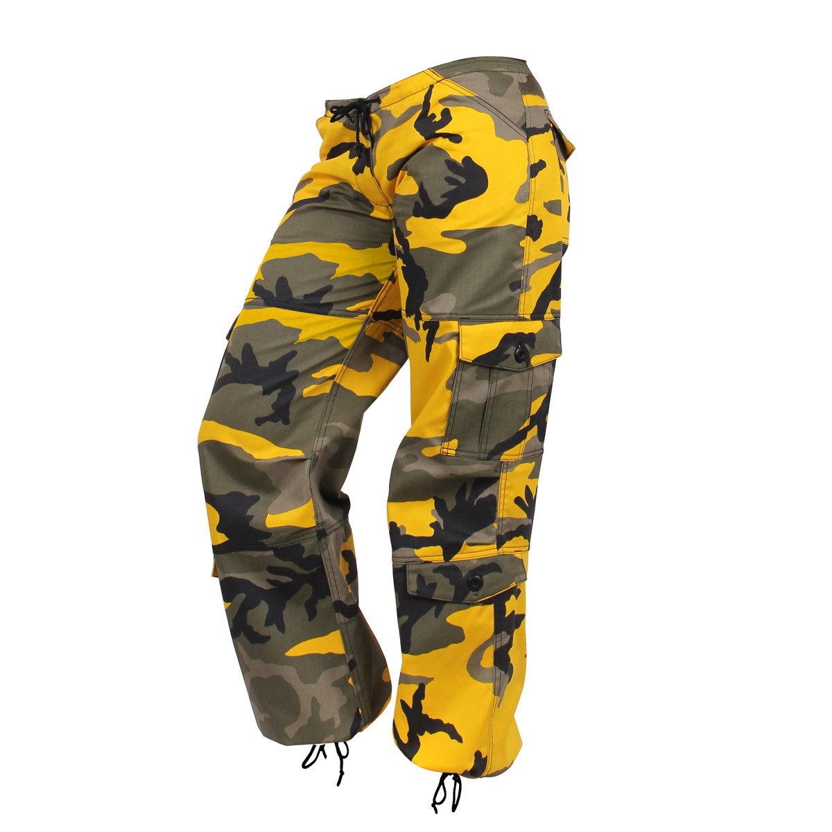 yellow military pants